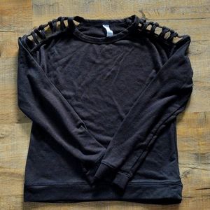Girls Black Sweatshirt
